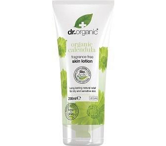 Dr Organic Fragrance Free Skin Lotion Organic Calendula 200ml