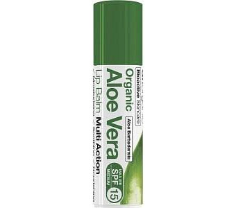 Dr Organic Lip Balm SPF 15 Aloe Vera 5.7ml