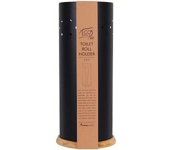 Eco Basics Toilet Roll Holder - Black