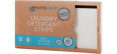 Enviro Clean Laundry Detergent Strips Sensitive Box 60Strips