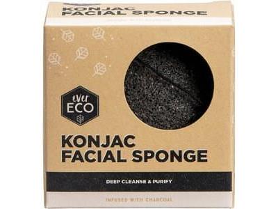 Ever Eco Konjac Facial Sponge Charcoal