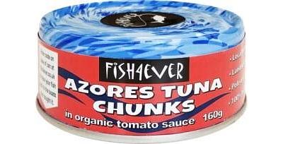 Fish 4 Ever Skipjack Tuna Chunks in Tomato Sauce 160g