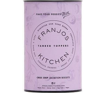 Franjo's Kitchen Choc Chip Tanker Topper Lactation Biscuits 252g