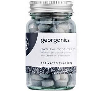 Georganics Toothtablets Activated Charcoal 120tabs