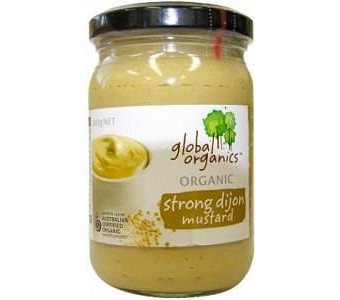 Global Organics Strong Dijon Mustard 200g