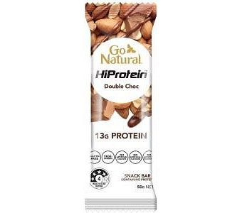 Go Natural Hi Protein Nut Crunch Double Choc Bars 16x50g