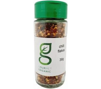Gourmet Organic Chilli Flakes Shaker 38g