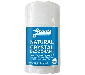 GRANTS OF AUSTRALIA Crystal Deodorant Stick Natural 100g