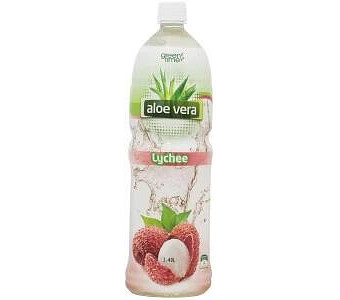 Green Time Aloe Vera Lychee Drink 1.49L OCT24