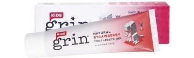 Grin Toothpaste Kids Strawberry 70g