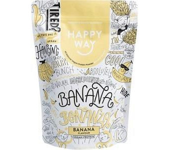 Happy Way Vegan Protein Powder Banana 500g