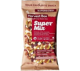 Harvest Box Super Mix Snack G/F  Value Bag 135g