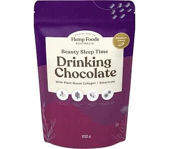 Hemp Foods Australia Drinking Chocolate Beauty Sleep Time 252g