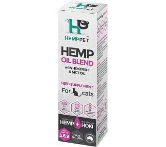 Hemp Pet Hemp Oil Blend with Hoki Fish & MCT Oil Feed Supplement for Cats 100ml