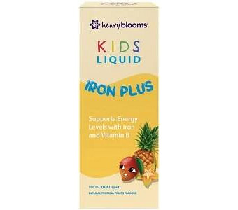 HENRY BLOOMS Kids Liquid Iron Plus Tropical 100ml