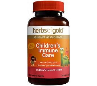 HERBS OF GOLD Children's Immune Care Chewable 60t