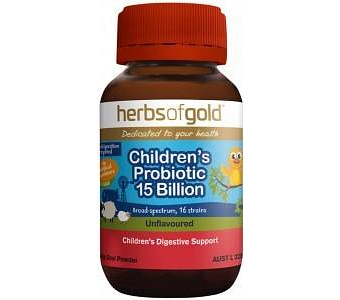 HERBS OF GOLD Children's Probiotic 15 Billion Unflavoured Oral Powder 50g