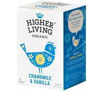 Higher Living Organic Chamomile & Vanilla 15Teabags
