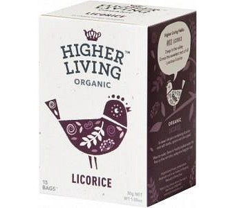 Higher Living Organic Licorice Tea Caffeine Free 15Teabags