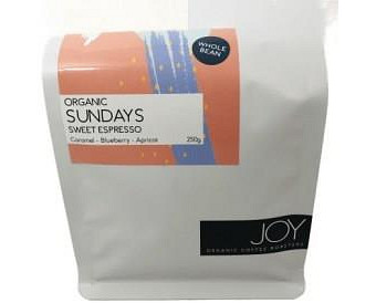 Joy Organic Coffee Beans Sundays 250g