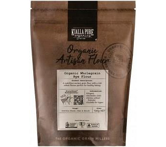 Kialla Organic Wholegrain Rye Flour 700g