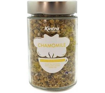 Kintra Foods Loose Leaf Chamomile Tea Glass Jar 40g