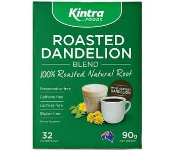 Kintra Foods Roasted Dandelion G/F 32 Filter Bags 90g