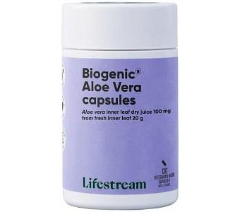 LIFESTREAM Biogenic Aloe Vera Capsules 120vc