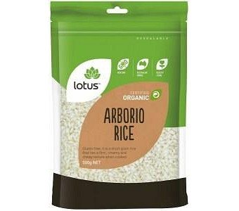 Lotus Organic Arborio Rice 500gm