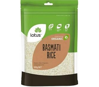 Lotus Organic Basmati Rice  500gm