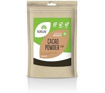 Lotus Organic Cacao Powder Raw G/F 250g