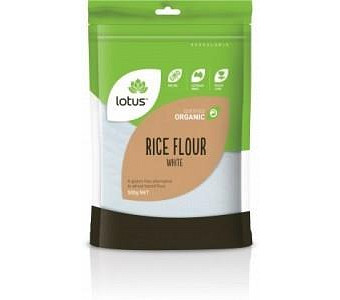 Lotus Organic Flour White Rice 500g