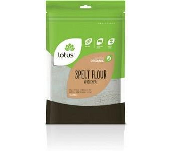Lotus Organic Spelt Flour Wholemeal 1kg