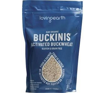 Loving Earth Buckinis Activated Buckwheat 450g