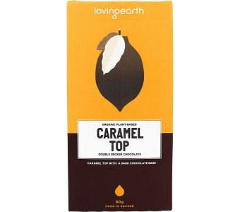 Loving Earth Caramel Top Double Decker Dark Chocolate 11x80g