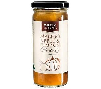 Maleny Cuisine Mango Apple & Pumpkin Chutney 280gm