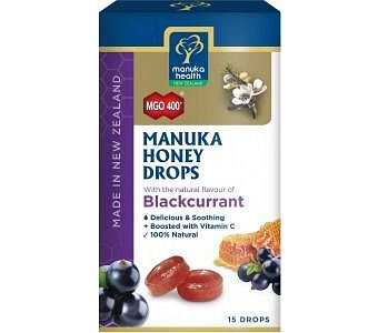 Manuka Health MGO 400+ Manuka Honey Blackcurrant Lozenges 15s