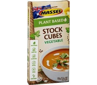 Massel Salt Reduced Stock Cube Vegetable G/F 105g