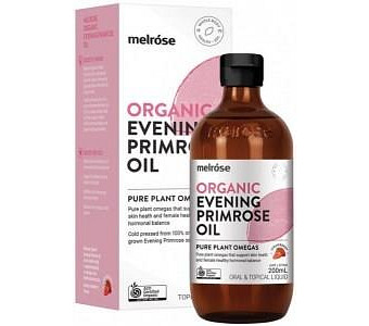 MELROSE Organic Evening Primrose Oil Strawberry 200ml
