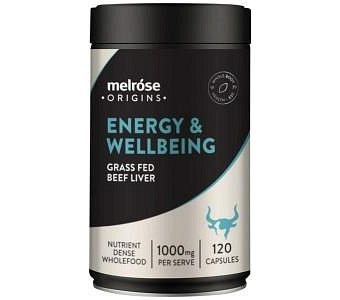 MELROSE ORIGINS Energy & Wellbeing (Grass Fed Beef Liver 1000mg) 120c