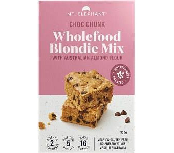 Mt. Elephant Wholefood Blondie Mix Choc Chunk 5x350g