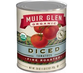 Muir Glen Tomatoes Fire Roasted  Diced  794gm