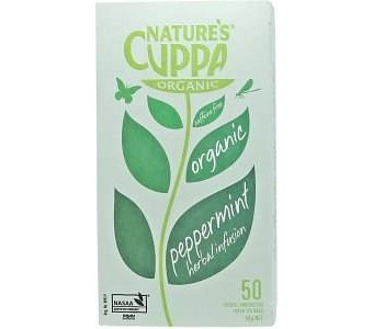 Natures Cuppa Organic Peppermint 50 Teabags