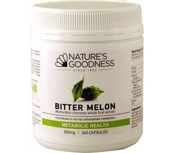Natures Goodness Bitter Melon Capsules 500mg/365s