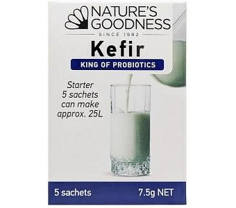 Natures Goodness Kefir Turkish Probiotic 5x7.5gm