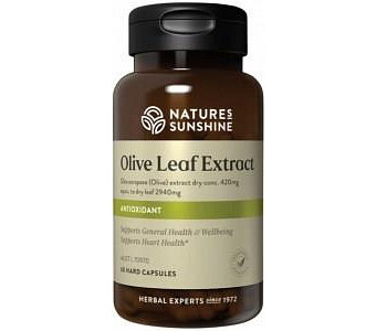 NATURE'S SUNSHINE Olive Leaf Extract 2.94g 60c