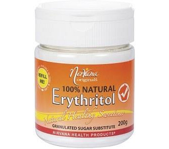 Nirvana Erythritol 100% Natural Refillable Shaker 200g