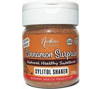 Nirvana Organics Xylitol Cinnamon Shaker 200g