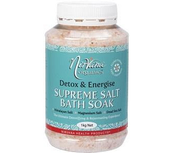 Nirvana Supreme Salt Detox & Energise Bath Soak 1kg