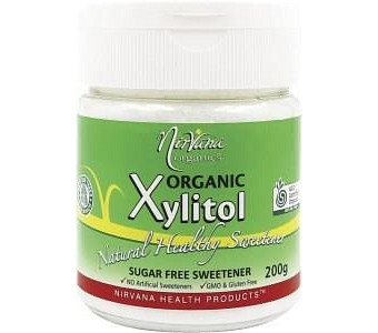 Nirvana Xylitol Certified Organic Refillable Shaker 200g